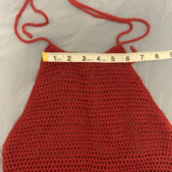 HAND KNITTED SET TOP AND SKIRT - XS - Picture 17 of 17